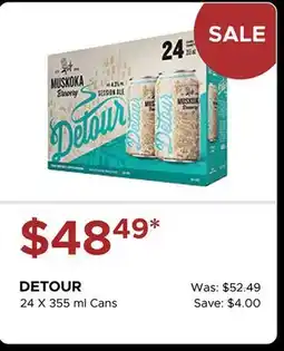 The Beer Store DETOUR offer