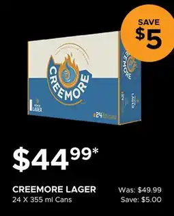The Beer Store CREEMORE LAGER offer