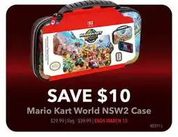 GameStop Mario Kart World NSW2 Case offer