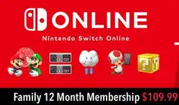 GameStop Nintendo Switch Online offer