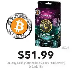 GameStop Currency Trading Cards Series 5 Collector Box (2 Packs) by Cardsmith offer