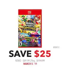 GameStop Super Mario Party Jamboree - Nintendo Switch 2 offer