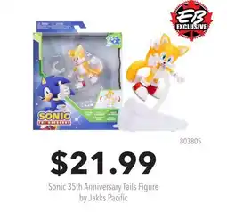 GameStop Sonic 35th Anniversary Tails Figure by Jakks Pacific offer