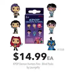 GameStop KPOP Demon Hunters Pins - Blind Packs by Loungefly offer