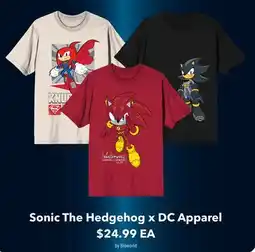 GameStop Sonic The Hedgehog x DC Apparel offer