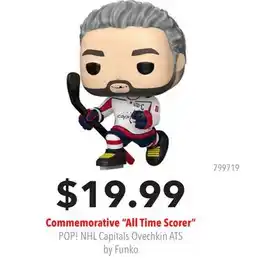 GameStop Commemorative All Time Scorer POP! NHL Capitals Ovechkin ATS by Funko offer