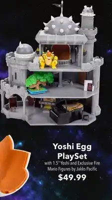 GameStop Deluxe Bowser Castle PlaySet offer