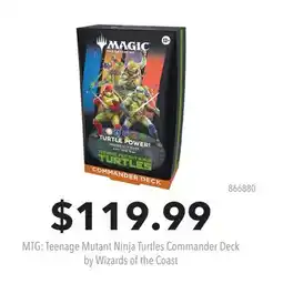 GameStop MTG: Teenage Mutant Ninja Turtles Commander Deck by Wizards of the Coast offer