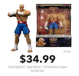 GameStop Street Fighter II - Sagat Deluxe 1:12 Scale Action Figure by Jada Toys offer