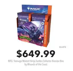 GameStop MTG: Teenage Mutant Ninja Turtles Collector Booster Box by Wizards of the Coast offer