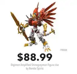 GameStop Digimon Amplified Shinegreymon Figure-rise by Bandai Spirits offer
