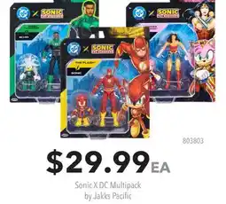 GameStop Sonic X DC Multipack by Jakks Pacific offer