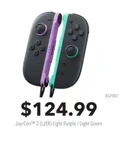 GameStop Joy-Con 2 (L)/(R) Light Purple / Light Green offer