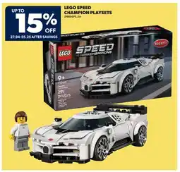 Real Canadian Superstore LEGO SPEED CHAMPION PLAYSETS offer