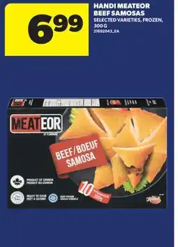 Real Canadian Superstore HANDI MEATEOR BEEF SAMOSAS offer