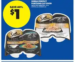 Real Canadian Superstore SHEBA PERFECT PORTIONS CAT FOOD offer