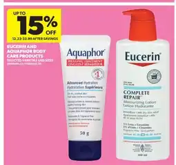 Real Canadian Superstore EUCERIN AND AQUAPHOR BODY CARE PRODUCTS offer