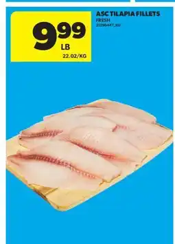 Real Canadian Superstore ASC TILAPIA FILLETS offer