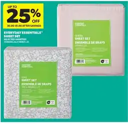 Real Canadian Superstore EVERYDAY ESSENTIALS SHEET SET offer