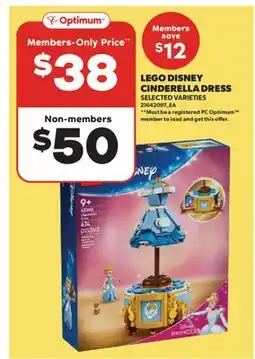 Real Canadian Superstore LEGO DISNEY CINDERELLA DRESS offer