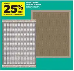 Real Canadian Superstore LIFE AT HOME OUTDOOR RUGS offer