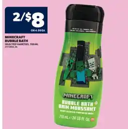 Real Canadian Superstore MINECRAFT BUBBLE BATH offer