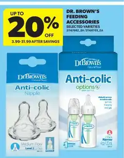 Real Canadian Superstore DR. BROWN'S FEEDING ACCESSORIES offer