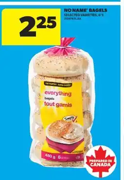 Real Canadian Superstore NO NAME BAGELS, 6'S offer