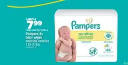 Real Canadian Superstore PAMPERS 3X BABY WIPES, 112-216'S offer