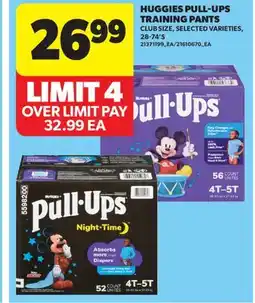 Real Canadian Superstore HUGGIES PULL-UPS TRAINING PANTS, 28-74'S offer