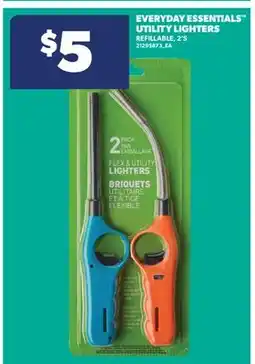 Real Canadian Superstore EVERYDAY ESSENTIALS UTILITY LIGHTERS, 2'S offer