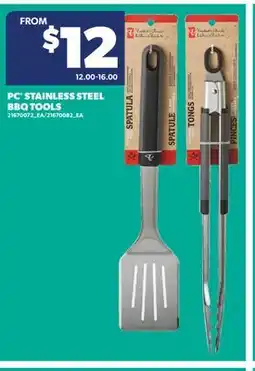 Real Canadian Superstore PC STAINLESS STEEL BBQ TOOLS offer