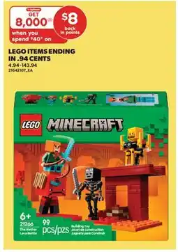 Real Canadian Superstore LEGO ITEMS ENDING IN .94 CENTS offer