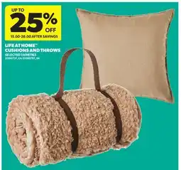 Real Canadian Superstore LIFE AT HOME CUSHIONS AND THROWS offer