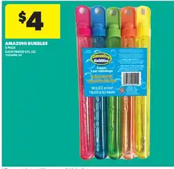 Real Canadian Superstore AMAZING BUBBLES 5 PACK EACH WAND, 5 FL. OZ offer