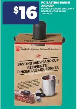 Real Canadian Superstore PC BASTING BRUSH AND CUP offer