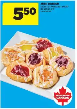 Real Canadian Superstore MINI DANISH, 8'S offer