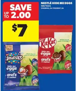 Real Canadian Superstore NESTLÉ HIDE ME EGGS, 100/153 G offer