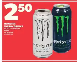Loblaws MONSTER ENERGY DRINKS offer