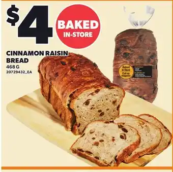Loblaws CINNAMON RAISIN BREAD offer