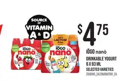 Loblaws IÖGO NANÖ DRINKABLE YOGURT offer