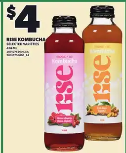 Loblaws RISE KOMBUCHA offer
