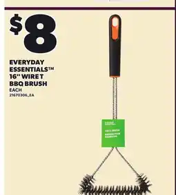 Loblaws EVERYDAY ESSENTIALS 16 WIRE T BBQ BRUSH offer