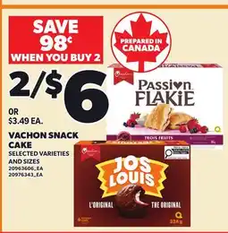 Loblaws VACHON SNACK CAKE offer
