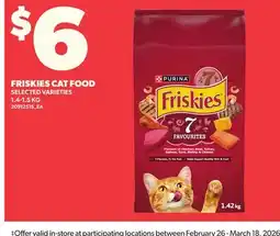 Loblaws FRISKIES CAT FOOD offer