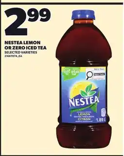 Loblaws NESTEA LEMON OR ZERO ICED TEA offer
