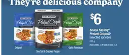 Loblaws SNACK FACTORY PRETZEL CRISPS offer