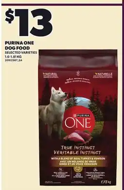 Loblaws PURINA ONE DOG FOOD offer
