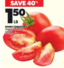 Loblaws ROMA TOMATOES offer