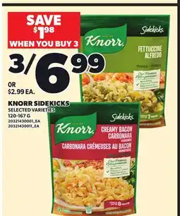 Loblaws KNORR SIDEKICKS offer